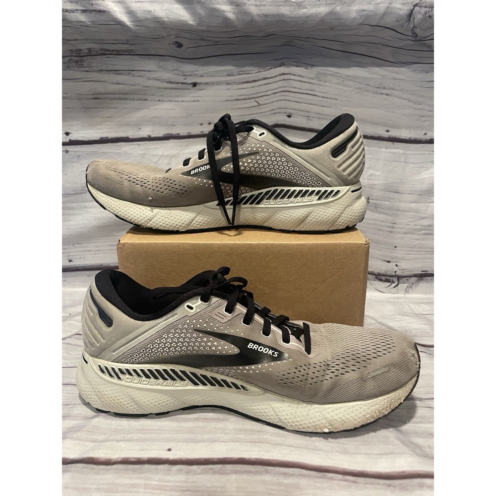 Brooks Mens Adrenaline GTS 22 1103661D012 Gray Running Shoes Sneakers sz 11.5